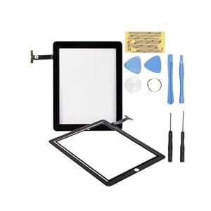 Flylinktech Screen Replacement for iPad 2 Touch Screen Digitizer Full Front Glass Assembly with Tool