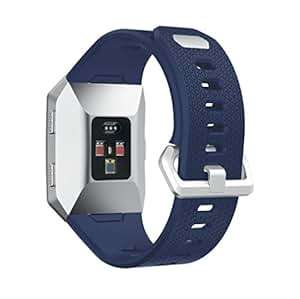 Prevently New Fashion Solid Soft Silicone Replacement Sport Band Strap For Fitbit Ionic Smart Fitnes