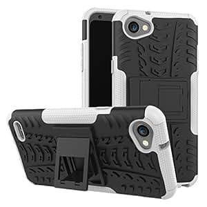 LG Q6 CaseValenth Hard Hybrid Back Case Shockproof Cover for LG Q6 M700-White