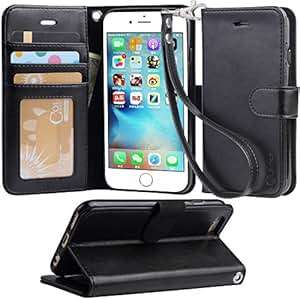 iphone 6/6s case,Arae PU Leather Flip Folio Kickstand Wallet Case with Card Slots for iPhone 6 / 6S