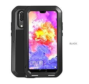 LOVE MEI Huawei P20 Shockproof Case Outdoor Armor Tank Waterproof Shockproof Dust/Dirt/Snow Proof Hy