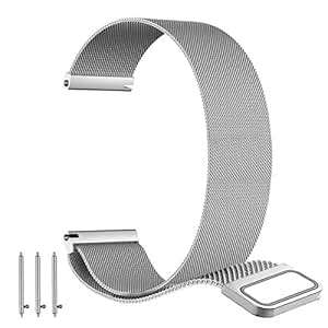 BarRan Garmin Vivoactive 3 Classic BMilanese Loop Stainless Steel Mesh Strap Garmin Vivoacti