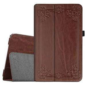 Fintie Samsung Galaxy Tab E 9.6 Folio Case Slim Fit Premium Vegan Leather (Z-Vintage Antique Bronze)