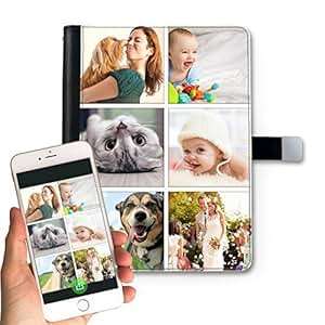 Personalised Apple iPad 5 (2017) leather case, tablet cover with Custom photo