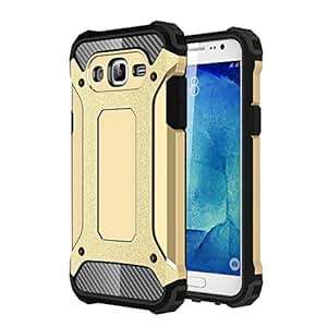 Skitic Armour Case for Samsung Galaxy J5 2015 (SM-J500F), 2 in 1 Hybrid Tough Armor Heavy Duty Shoc