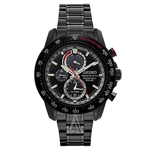 Seiko Sportura Men's Quartz Solar Watch SSC373