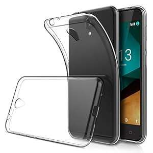 Simpeak Vodafone Smart prime 7 Case Soft TPU Transparent Slim Fit Protector Case for Vodafone Smar