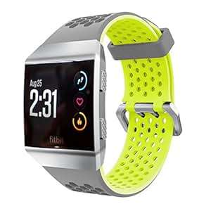 Watch Band for Fitbit Ionic TopTen Silicone Adjustable Sports Watch Bracelet Strap Replacement Acces