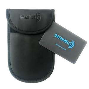 RFID/NFC Signal Blocking Car Key Case Contactless Card Protector 2-Piece Set Portable Travel Saf