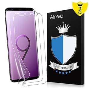 Galaxy S9 Screen Protector Alinsea S9 Screen Protector 2-PACK NOT S9 Plus Lifetime Replacement W