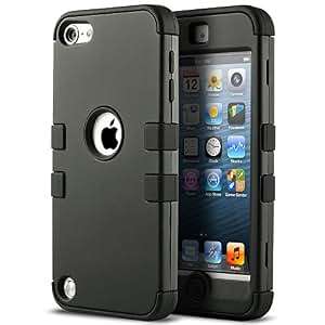 iPod 5 case ULAK iPod Touch 6 Case 3in1 Hybrid Impact Shockproof Soft Silicone Bumper Case Hard PC