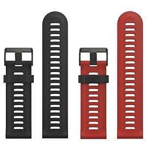 MoKo Accessory Band for Garmin Fenix 3 Sport Soft Silicone Replacement Watch Strap for Garmin Fenix
