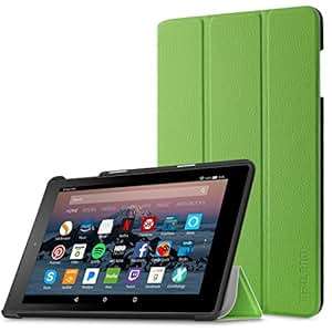 New Fire HD 8 2016/All-New Fire HD 8 2017 Tablet Case Cover Infiland Slim Smart Cover Case S (Green)