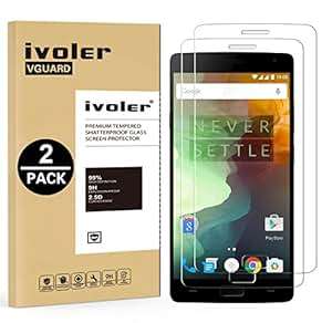 2 Pack OnePlus 2 Screen Protector LIFETIME WARRANTY iVoler Premium Tempered Glass Screen Protector F