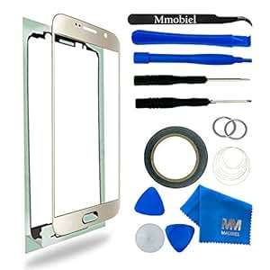 MMOBIEL Front Glass for Samsung Galaxy S6 G920 Series Gold Display Touchscreen incl 12 pcs Tool Kit/
