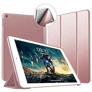 VAGHVEO Case iPad 10.2 2019 New iPad 7th Generation Smart Case Cover Auto Wake/Slee (Rose Gold)