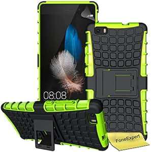 Huawei P8 Lite Case, FoneExpert Heavy Duty ShockProof Rugged Impact Armor Hybrid Kickstand Protect