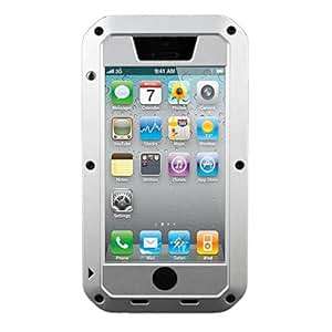 Genuine iPhone 6/6S Aluminum Metal Case Shock/Dirt/Dust Proof Gorilla Glass Case Cover Dual Layer