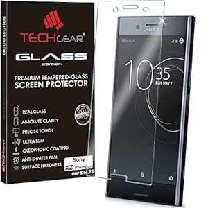 TECHGEAR Sony Xperia XZ Premium GLASS Edition Genuine Tempered Glass Screen Protector Guard Cover XZ