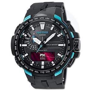 atFoliX Plastic glass protective film Casio PRW-6100Y-1AER Glass Protector FX-Hybrid-Glass elast