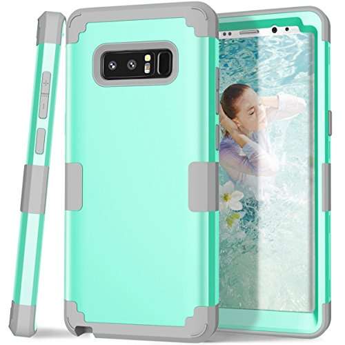Samsung Galaxy Note 8 case and cover; PIXIU Shockproof Hybrid High Impact Hard P