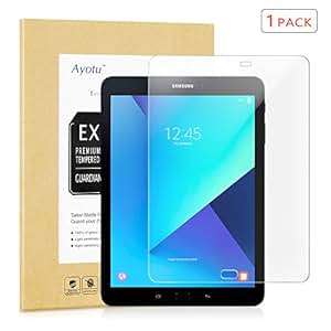 Ayotu Galaxy Tab S3/Galaxy Tab S2 9.7 Glass Screen Protector Tempered Glass with Crystal Clear for G