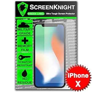 ScreenKnight Apple iPhone X Screen Protector Apple iPhone X Front Military shield