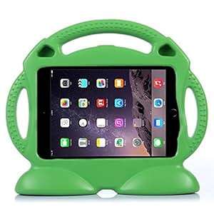 Green Kids Case for Apple iPad 2 3 4. Childrens Holder for iPad 2 Strong Cover for iPad 3 Durable