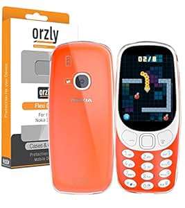 New Nokia 3310 Case Orzly FlexiCase for New Nokia 3310 Model 2017 Version CLEAR Slim-Fit Sof