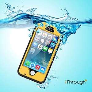 iPhone 5S Waterproof Case, iThroughTM iPhone 5 Waterproof Case, Dust Proof, Snow Proof, Shock Proof