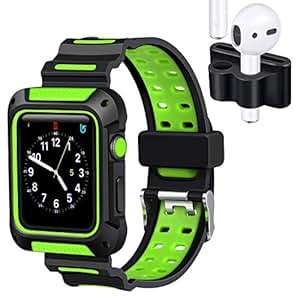 Watch B42 MM Case Shockproof Rugged Protective Cover Bands Compatible iWatch Apple Watch Se