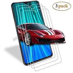 ANEWSIR 3 Pack Xiaomi Redmi Note 8 Pro Screen Protector High Sensitivity Tempered Glass Screen