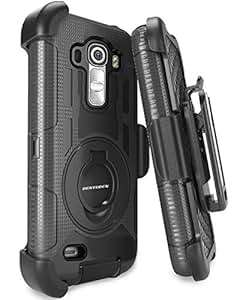 LG G3 Case BENTOBEN Kickstand Swivel Belt Clip Holster 4 In 1 Hybrid Shockproof Heavy Duty Rugged