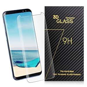 Samsung Galaxy S8 Plus Screen Protector SURWELL S8 Plus Tempered Glass Screen Protector Case Friendl