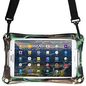 7 in tablet case COOPER TROOPER 2K Shoulder Strap Rugged Heavy Duty Tough Bumper Protec (Military)