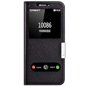 Samsung Galaxy S8 Plus Case Ultra Thin Flip Genuine Leather Samsung Galaxy S8 Plus Cover Case Windo