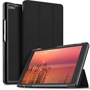 Lenovo Tab 4 8 Case IVSO Slim Smart Cover Case Lenovo Tab 4 8 8 Tablet Black