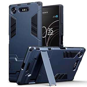 TERRAPIN Xperia XZ1 Case Sony Xperia XZ1 Cover Full Body Shock Resistant Armour Case High-Tech Look