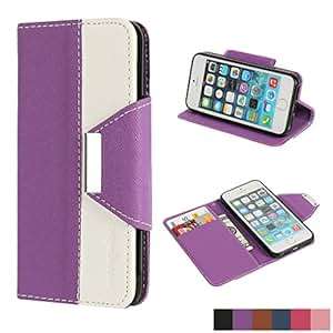 iPhone 5s Case, iPhone SE Case, iPhone 5 Case, MTRONX Magnetic Ultra Folio Flip Slim PU Leather Sof