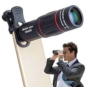 Apexel Universal 18X Clip-On Telephoto Telescope Camera Mobile Phone Zoom lens for iPhone X/8 7 Plus