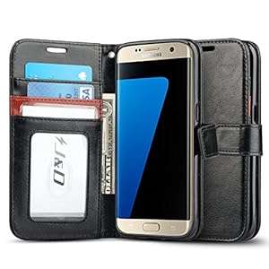 Galaxy S7 Edge Case, J&D [Wallet Stand] Samsung Galaxy S7 Edge Wallet Case Heavy Duty Protective Sh