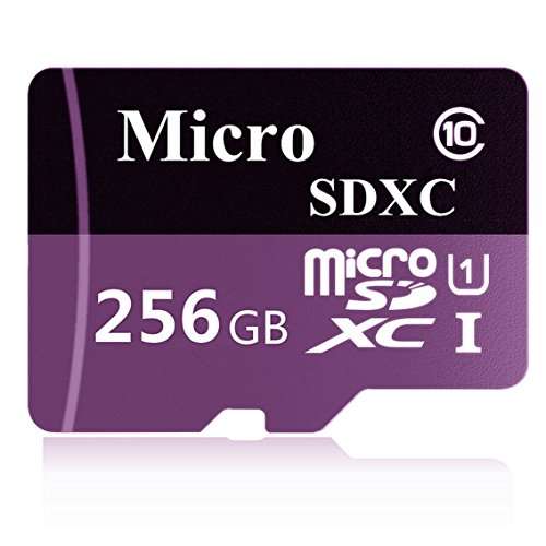 Generic Micro Sd Card 256gb; High Speed 256GB Micro SD SDXC Card Class 10 with F