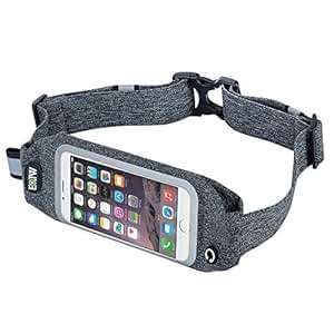 EOTW Running Belt Waist Pack Bag with Zipper to Hold Cell Phones up to 5.5inTouch Screen Fanny