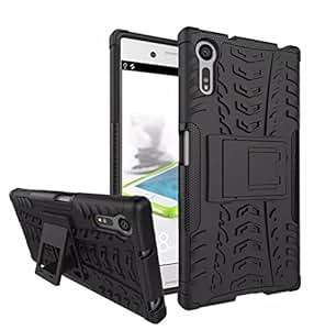 Sony Xperia XZ Case - easyDigital - Black Sony Xperia XZ Heavy Duty Strong Hard Protective Case Co