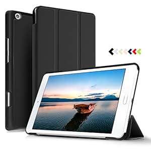 IVSO Huawei MediaPad M3 Lite 8 Case Slim Smart Cover Case (For Huawei MediaPad M3 Lite 8.0)(Black 1)