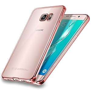 Galaxy S7 Edge Case Samione Cover Galaxy S7 Edge Drop Protection TPU Bumper Metal Electroplating Tec