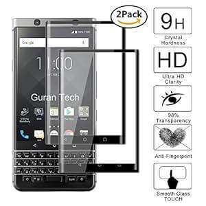 Guran 2-Pack Tempered Glass Screen Protector Film Blackberry KEYone Smar (Blackberry KEYone)