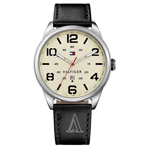Tommy Hilfiger Men's 1791158 Analog Display Quartz Black Watch
