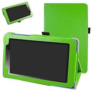 Lenovo TAB3 A7-10/Tab 3 Essential Case Mama Mouth PU Leather Folio 2-folding StCover 7 Lenov