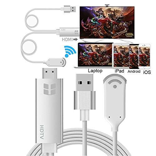 Wireless Display Cable Adapter DIWUER WiFi Wireless HDMI Dongle 1080P Mirascreen